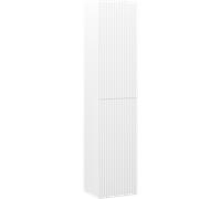 Mexen Rivel columna de baño 35 cm, 2 puertas, acanalada, blanco mate - 91A21-03016-2-BF01 80297 5905315474285