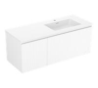 Mexen Rivel mueble de baño 120 cm con lavabo Otis derecho, 1S, 1D, ranurado, blanco mate - 91A23-12047-3-BBFF01-W18P01 85815 5905315774224