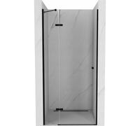 Mexen Roma puerta de ducha abatible 100 cm, transparente, negra - 854-100-000-70-00 2544 5907709101180
