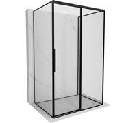 Mexen Rox-3S cabina de ducha de 3 paredes deslizante derecha 105 x 100 cm, marco negro, negro - 8C2-105-100-70-70-3S-P 90550 5905315744708