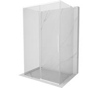 Mexen Rox-3S L cabina de ducha de 3 lados corredera 120 x 110 cm, transparente, blanca - 8C2L-120-110-20-00-3S 86917 5905315756046