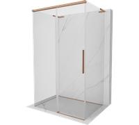 Mexen Rox-3S L cabina de ducha de 3 lados corredera de 135 x 95 cm, transparente, cobre cepillado - 8C2L-135-095-65-00-3S 87698 5905315761170