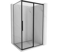 Mexen Rox cabina de ducha deslizante derecha 115 x 95 cm, marco negro, negro - 8C2-115-095-70-70-P 83706 5905315692047