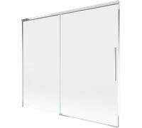 Mexen Rox mampara de ducha de 2 paneles deslizantes 180 x 150 cm, transparente, cromo - 8C9-180-001-01-00 85171 5905315706935