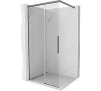 Mexen Rox pantalla de ducha Walk-in 85 x 200 cm, transparente 8 mm, metal de cañón - 8C2-085-003-95-00 86339 5905315700261