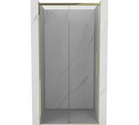 Mexen Rox puerta de ducha corredera 120 cm, transparente, dorada - 8C2-120-000-50-00 79612 5905315674197