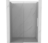 Mexen Rox puerta de ducha corredera de 160 cm, transparente, blanca - 8C2-160-000-20-00 79289 5905315674142