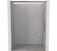 Mexen Rox puertas de ducha correderas 150 cm, transparente, oro rosa - 8C2-150-000-60-00 79665 5905315674517