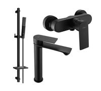 Mexen Royo DQ72 conjunto de ducha, negro - 72214DQ72-70 5898 5907709197930