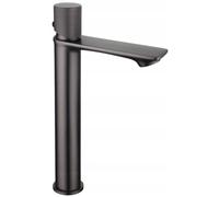 Mexen Royo One grifo alto para lavabo, gris pistola cepillado - 72211-66 4608 5903163386897