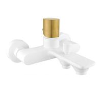 Mexen Royo One grifo de bañera, blanco/oro - 72231-25 4619 5907709112902