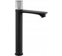 Mexen Royo One grifo de lavabo alto, cromo/negro - 72211-77 4610 5907709112797