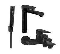 Mexen Royo R72 juego de bañera, negro - 72213R72-70 3344 5907709198104