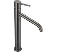 Mexen Rumba grifo de lavabo alto, gris cañón cepillado - 73510-66 1346 5907709112001