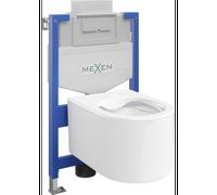 Mexen Sofia conjunto empotrado WC bastidor Fenix XS-U con taza WC, blanco brillo - 6853354XX00 13040 5907709163706