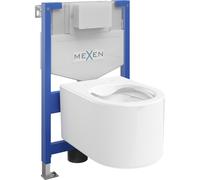 Mexen Sofia conjunto empotrado WC estructura Fenix XS-F con taza WC, blanco brillante - 6803354XX00 13117 5907709163935