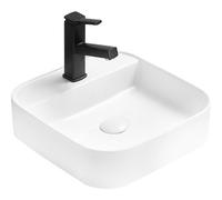 Mexen Sofia lavabo de encimera 40 x 40 cm, blanco - 22154000 15966 5907709157811