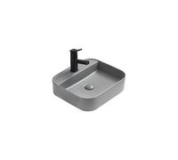 Mexen Sofia lavabo sobre encimera 50 x 40 cm, gris claro mate - 22155061 15970 5907709157866