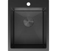 Mexen Solix fregadero de acero 1-cámara 400 x 500 mm, negro HC - 6406401000-70HC 78933 5905315981738