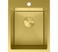 Mexen Solix fregadero de acero inoxidable de 1 compartimento 400 x 500 mm, dorado HC - 6406401000-55HC 78929 5905315981691