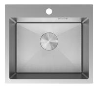 Mexen Solix fregadero de acero inoxidable de 1 compartimento 500 x 450 mm, inox HC - 6402501000-01HC 78911 5905315981516