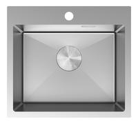 Mexen Solix fregadero de acero inoxidable de 1 cubeta 500 x 450 mm, inox - 6402501000-01 78910 5905315981509