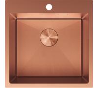 Mexen Solix fregadero de acero inoxidable de 1 cubeta 500 x 500 mm, cobre HC - 6407501000-65HC 78939 5905315981790
