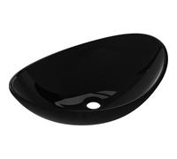 Mexen Sonia lavabo sobre encimera de vidrio de 54 x 37 cm, negro - 24145470 16254 5907709159303