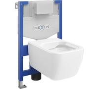Mexen Stella conjunto empotrado WC bastidor Fenix XS-F con taza WC, blanco brillo - 6803368XX00 13119 5907709163959