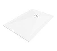 Mexen Stone+ plato de ducha de compuesto rectangular 120 x 90 cm, blanco, cubierta blanca - 44109012-W 24846 5905315222510