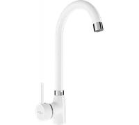 Mexen Telma grifo de cocina, blanco moteado - 670200-26 2091 5907709192645