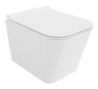 Mexen Teo inodoro sin reborde con asiento de cierre suave slim, duroplast, blanco brillante - 30850700 4406 5907709114333