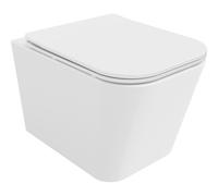 Mexen Teo inodoro wc Rimless con asiento de cierre suave slim, duroplast, blanco brillo - 30850600 4398 5907709114234