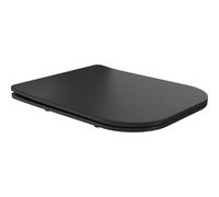 Mexen Teo tapa de caída lenta slim, duroplast, negro mate - 39060185 5912 5907709126404