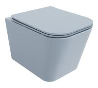 Mexen Teo taza de inodoro Rimless con asiento de cierre lento slim, duroplast, gris-azul mate - 30854069 16047 5907709157590