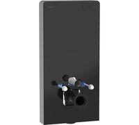 Mexen Tex Air G estructura de montaje sobresaliente neumática para WC, vidrio negro - 61150A-70 69278 5905315968951