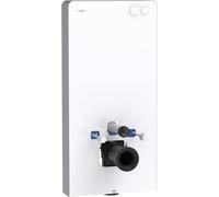 Mexen Tex Air G estructura empotrada neumática para WC, vidrio blanco - 61150A-20 69221 5905315968944