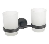 Mexen Tiber doble vaso para cepillos de dientes, negro - 7050552-70 807 5907709120921