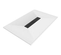 Mexen Toro plato de ducha rectangular SMC 120 x 70 cm, blanco, panel negro - 43107012-B 25354 5905315227461