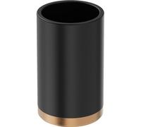 Mexen Triv vaso para cepillos de dientes de pie, negro/cobre cepillado - 70A33053-65B 94445 5905315734631