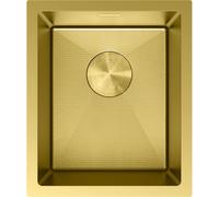 Mexen Trixo fregadero de acero de 1 cubeta 370 x 440 mm, dorado HC - 6412371000-55HC 78961 5905315982018