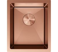 Mexen Trixo fregadero de acero inoxidable 1-cubeta 370 x 440 mm, cobre - 6412371000-65 78962 5905315982025