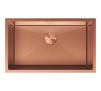 Mexen Trixo fregadero de acero inoxidable 1-cuenco 750 x 440 mm, cobre - 6415751000-65 78991 5905315982261