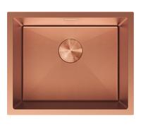 Mexen Trixo fregadero de acero inoxidable de 1 compartimento 540 x 440 mm, cobre HC - 6414541000-65HC 78984 5905315982193
