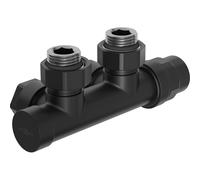 Mexen Uni-Term válvula de radiador angular, Duplex, DN50, negro - W907-000-70 27292 5905315053862