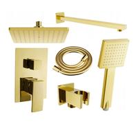 Mexen Uno DR45 conjunto de ducha empotrado, dorado - 71435DR45-50 5216 5907709182431