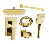 Mexen Uno DR62 conjunto de ducha empotrado, dorado - 71435DR62-50 5219 5907709182462