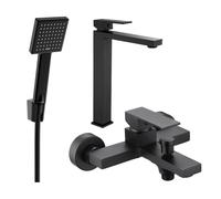 Mexen Uno R45 conjunto de bañera, negro - 71413R45-70 5779 5907709188853