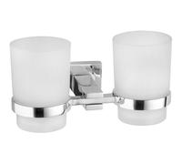 Mexen Vane doble vaso para cepillos de dientes, cromo - 7020952-00 944 5907709120655