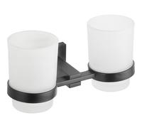 Mexen Vane vaso doble para cepillos de dientes, negro - 7020952-70 946 5907709120662